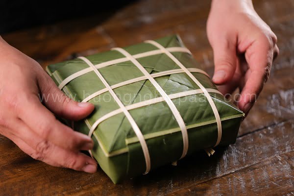Gói bánh sao cho thật vuông